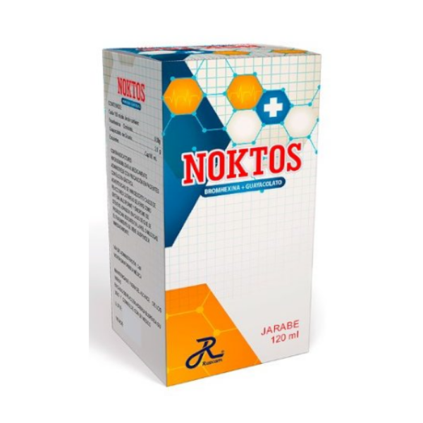 Imagen de NOKTOS ADULTOS (BROMHEXINA+GUAYACOLATO)*120 ML