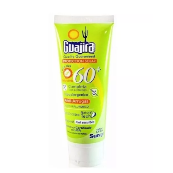 Imagen de BLOQUEADOR SOLAR GUAJIRA (SPF 60*100 ML PIEL SENSIBLE)