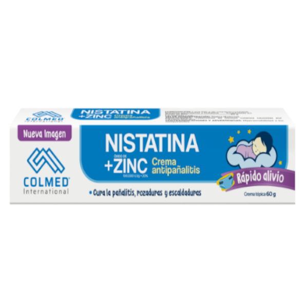 Imagen de NISTATINA + OXIDO DE ZINC TUBO*60GR