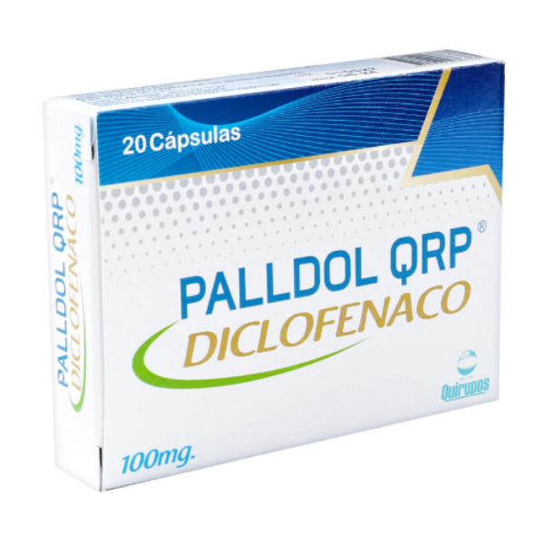 Imagen de PALLDOL 100MG DICLOFENACO RETARD CJ*20CAP