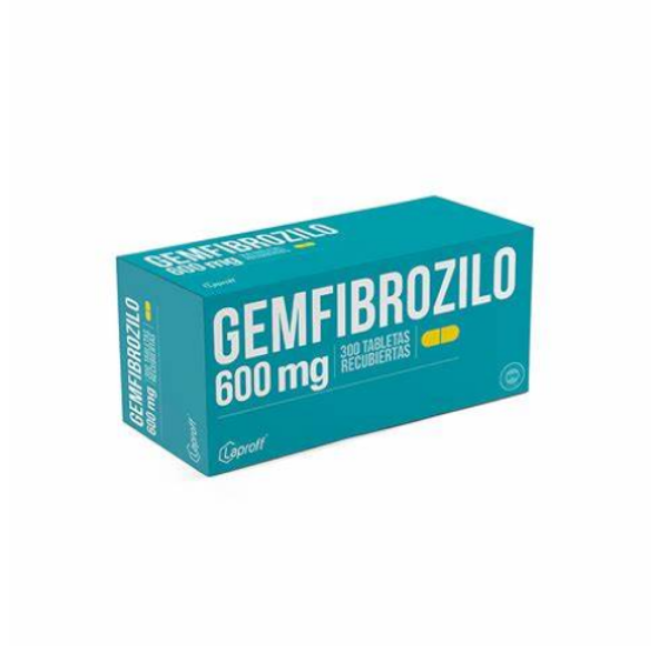 Imagen de GEMFIBROZILO 600MG CJ*300TAB