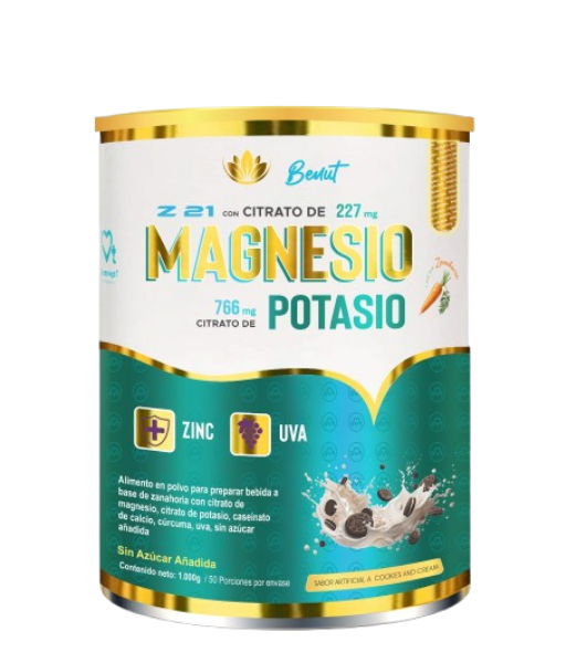 Imagen de CITRATO DE MAGNESIO-POTASIO *1000GR SABOR COOKIES AND CREAM NUT