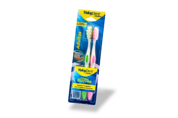 Imagen de CEPILLO DENTAL CERDAS SUAVES DUO YOKY YDA 104