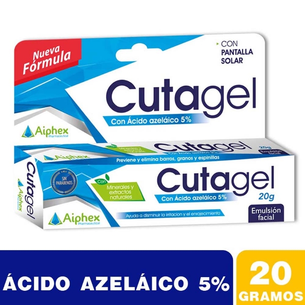 Imagen de CUTAGEL CREMA BARROS Y ESPINILLAS*20 GR