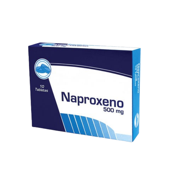 Imagen de NAPROXENO 500MG CJ*10 TAB