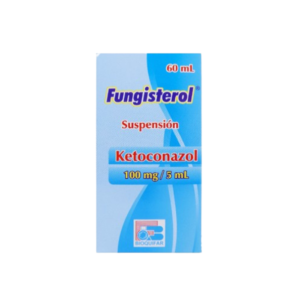 Imagen de FUNGISTEROL-KETOCONAZOL100Mg/5ML SUSP*60 ML BIOQUIFAR