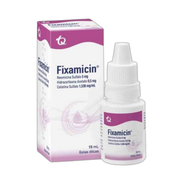 Imagen de FIXAMICIN GOTAS OTICAS *15ML (TECNOQUIMICAS)
