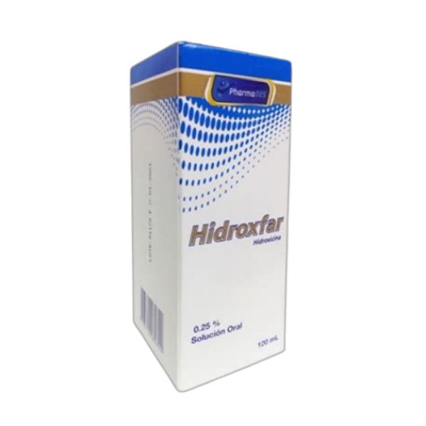 Imagen de HIDROXFAR 0.25% (HIDROXICINA) FRASCO * 120ML