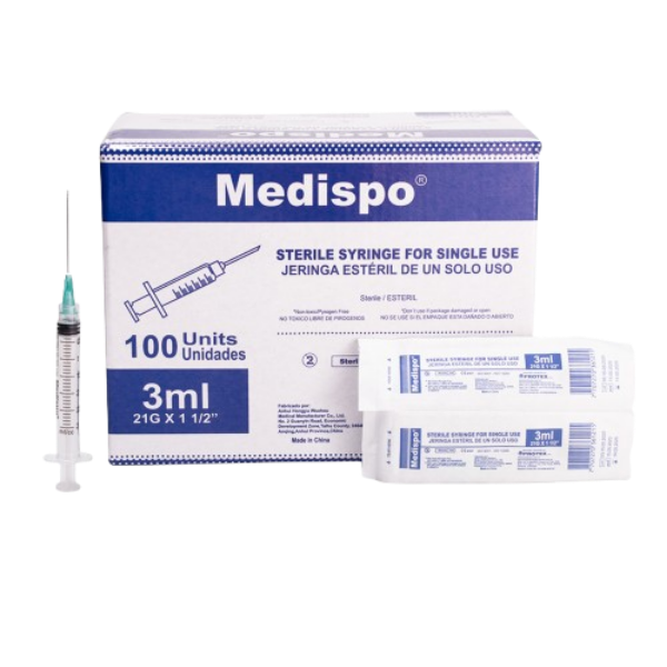 Imagen de JERINGA ESTERIL DE 3ML CAJA*100 UNDS