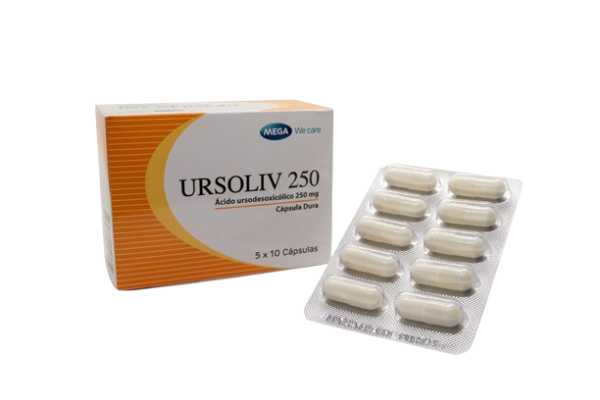 Imagen de URSOLIV 250 ACIDO URSODESOXICOLICO*250MG