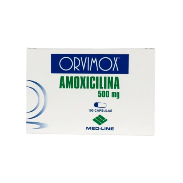 Imagen de ORVIMOX- AMOXICILINA CJ*100 CAPS
