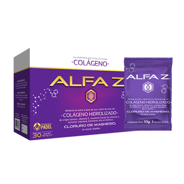 Imagen de ALFA Z COLAGENO CAJA*30 SOBRES