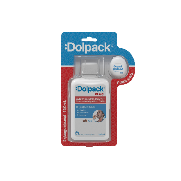 Imagen de ENJUAGUE BUCAL CLORHEXIDINA FCO *180ML + SEDA 15M