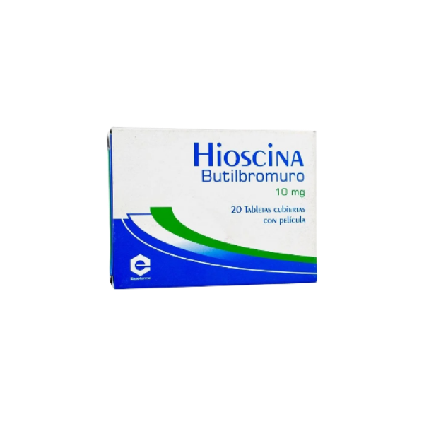 Imagen de HIOSCINA N/BUTILBROMURO CJ*20 TAB