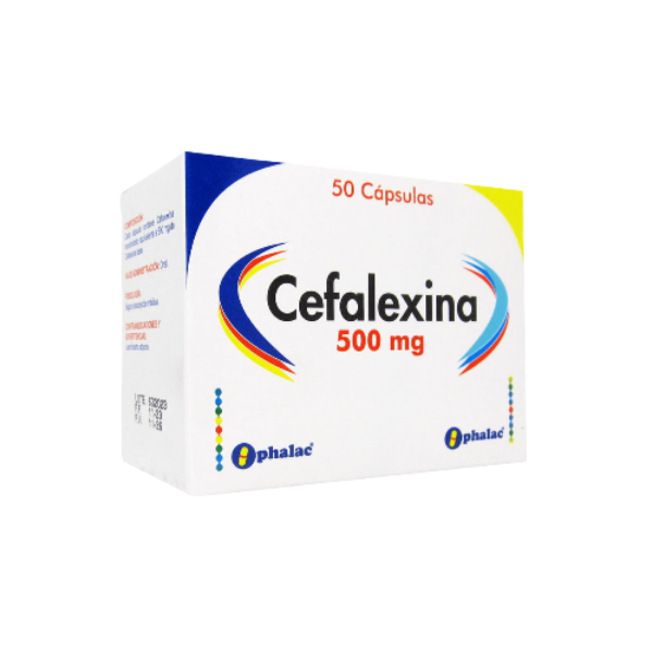 Imagen de CEFALEXINA 500 MG *50 CAPSULAS