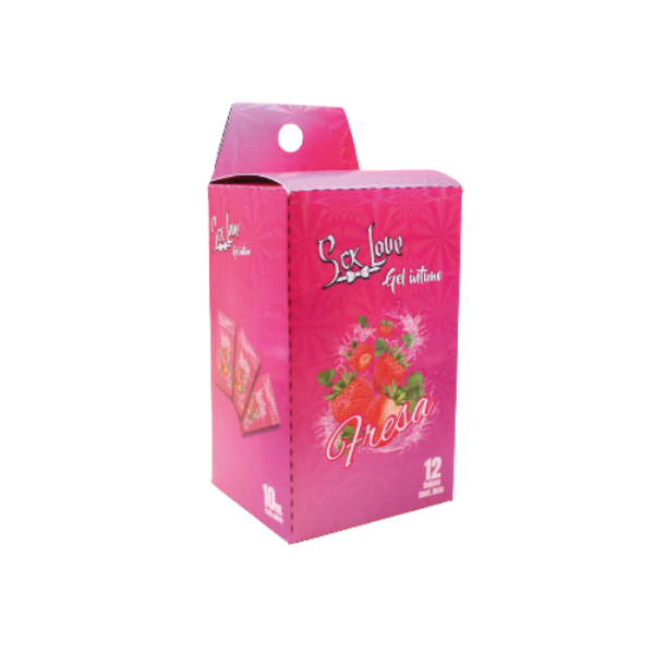Imagen de GEL INTIMO COMESTIBLE FRESA * 12 SACHETS (SEX LOVE POTION)
