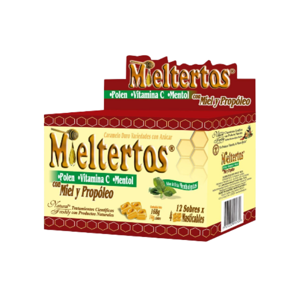 Imagen de MIELTERTOS PASTILLA MASTICABLE*12 SOBRES