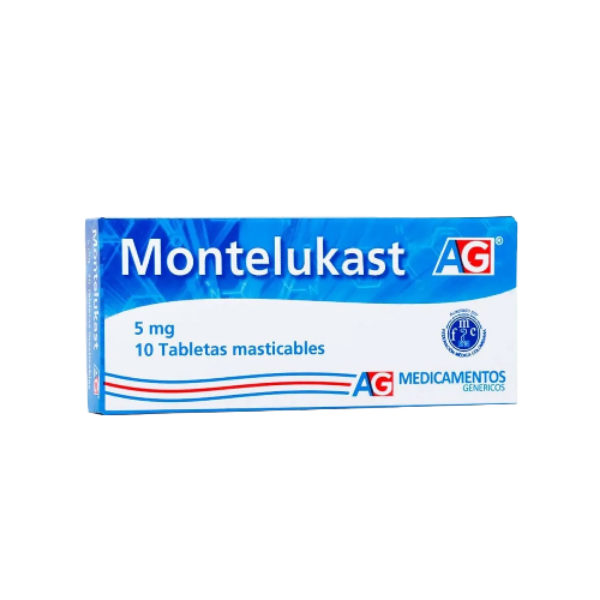 Imagen de MONTELUKAST 5 MG*10 TAB MASTICABLES