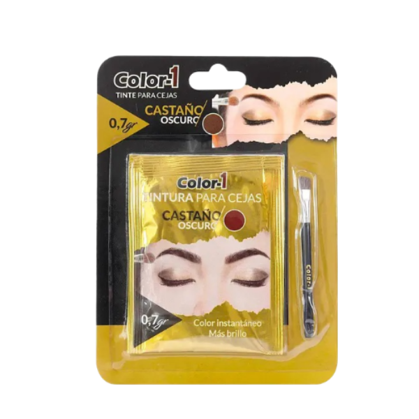 Imagen de TINTE PARA CEJAS CASTAÑO OSCURO PINCEL