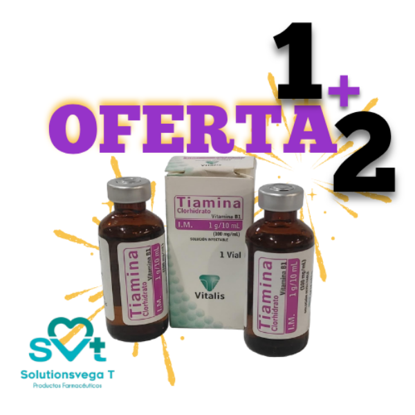 Imagen de OFERTA TIAMINA AMP 1+2 * 10 ML