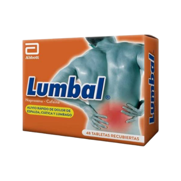 Imagen de LUMBAL (NAPROXENO+CAFAEINA ) *48 TAB