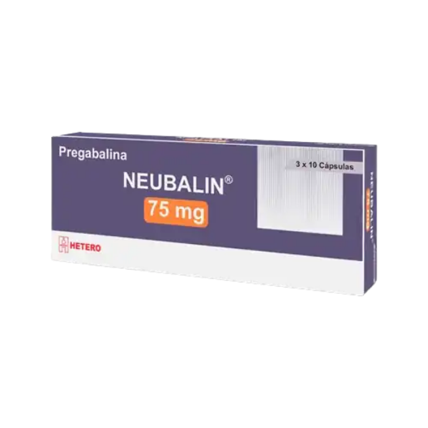 Imagen de NEUBALIN 75Mg (pregabalina)*30 CAP