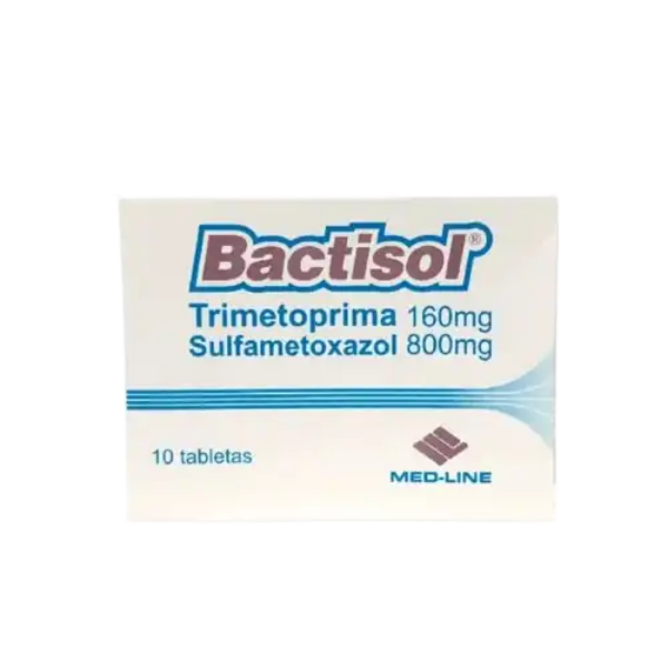 Imagen de BACTISOL Trimetoprim Sulfa 160/800Mg* 10Tbs