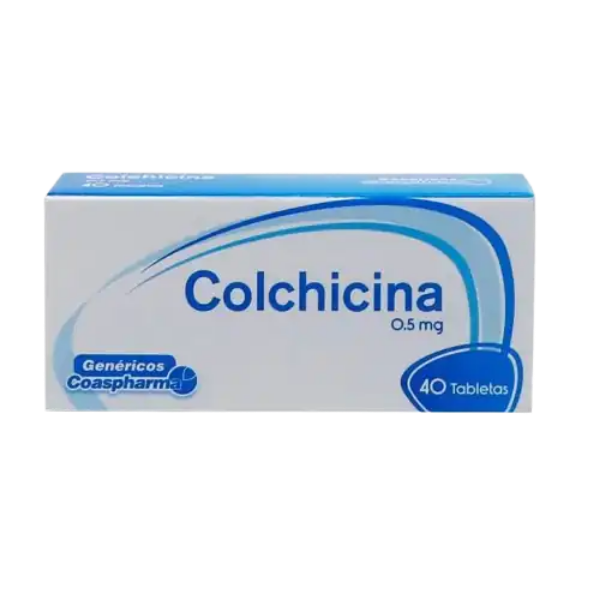 Imagen de COLCHICINA 0.5MG CJ *40 TAB