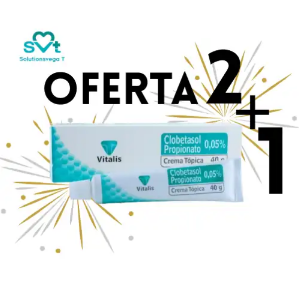 Imagen de CLOBETASOL 40Gr 2+1