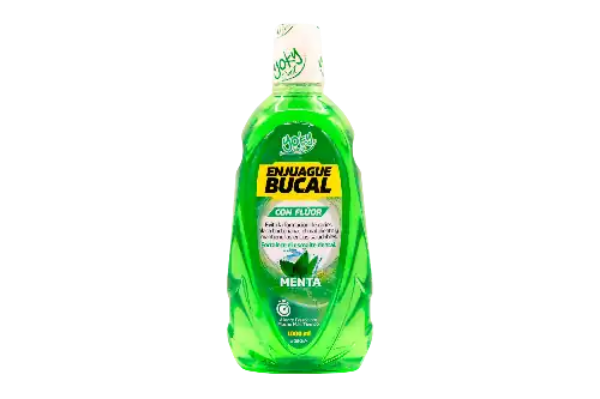 Imagen de ENJUAGUE CON FLUOR MENTA*1000 ML