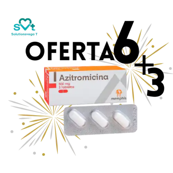 Imagen de AZITROMICINA *3 TAB 6+3 OFERTA
