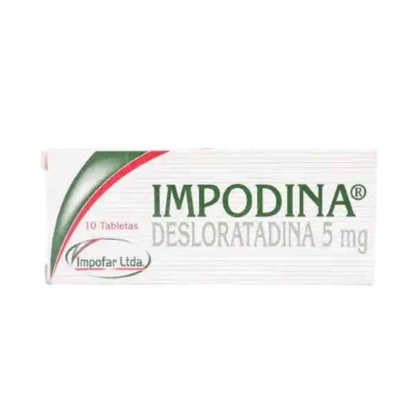 Imagen de IMPODINA (DESLORATADINA) 5 MG CAJA*10 TABS