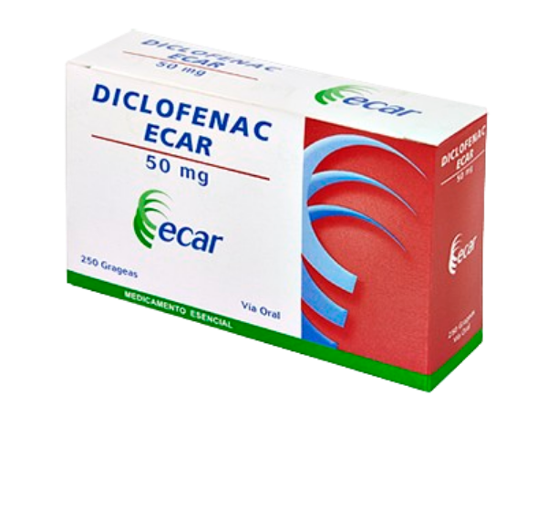 Imagen de DICLOFENACO 50 MG *250 GRAGEAS