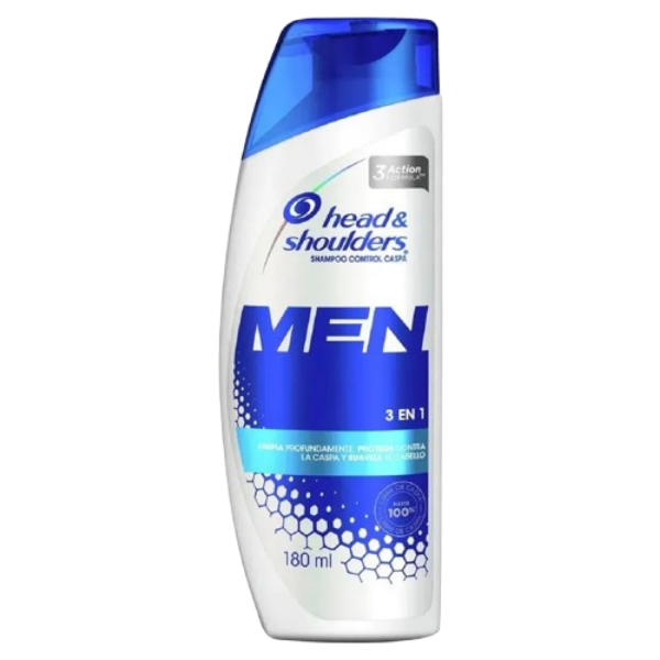 Imagen de SHAMPOO HEAD Y SHOULDERS MEN 3 EN 1 *180ML