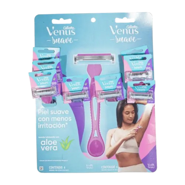 Imagen de GILLETE VENUS SUAVE*8 UNIDADES
