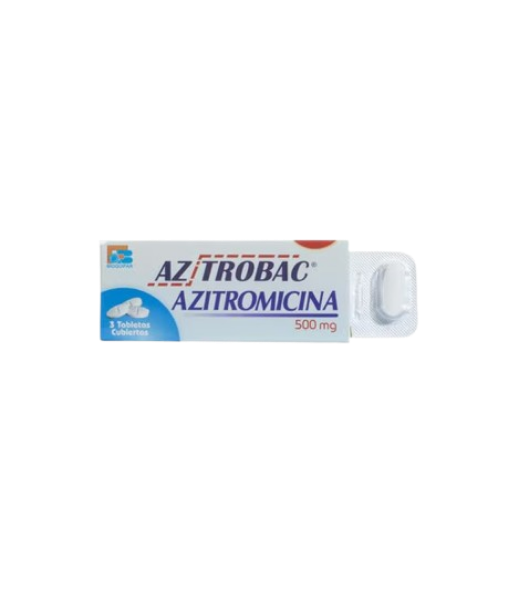 Imagen de AZTROBAC (Azitromicina 500MG)*3 TAB