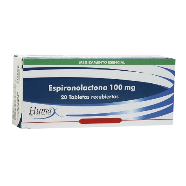 Imagen de ESPIRONOLACTONA 100MG*20TAB