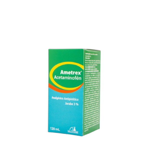 Imagen de AMETREX JARABE (Acetaminofen 3%)*120ML