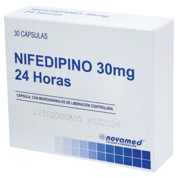Imagen de NIFEDIPINO 30 MG *30 CAPSULAS