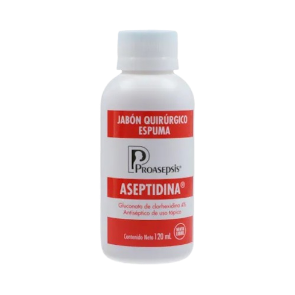 Imagen de ASEPTIDINA JABON  QUIRURGICO CLORHEXIDINA*120ML