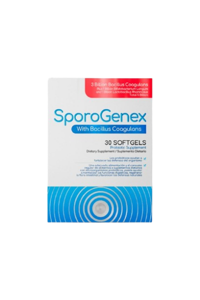 Imagen de SPOROGENEX PROBIOTICOS *30 SOFTGEL