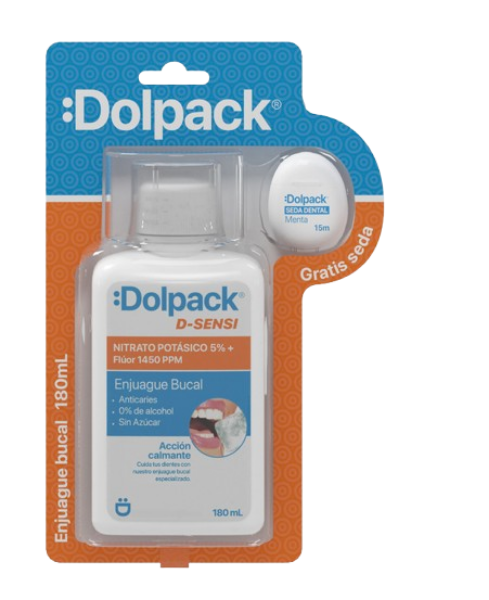 Imagen de DOLPACK DESENSIBILIZANTE ENJUAGUE FCO*180ML