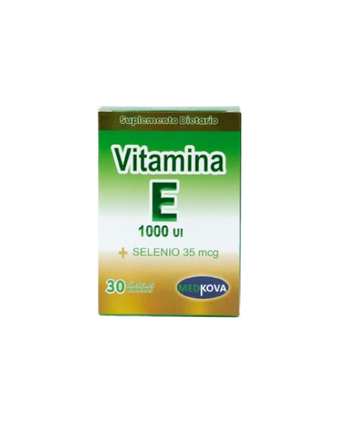 Imagen de VITAMINA E + SELINIO 100 UI *35 MCG * 30 CAPSULAS
