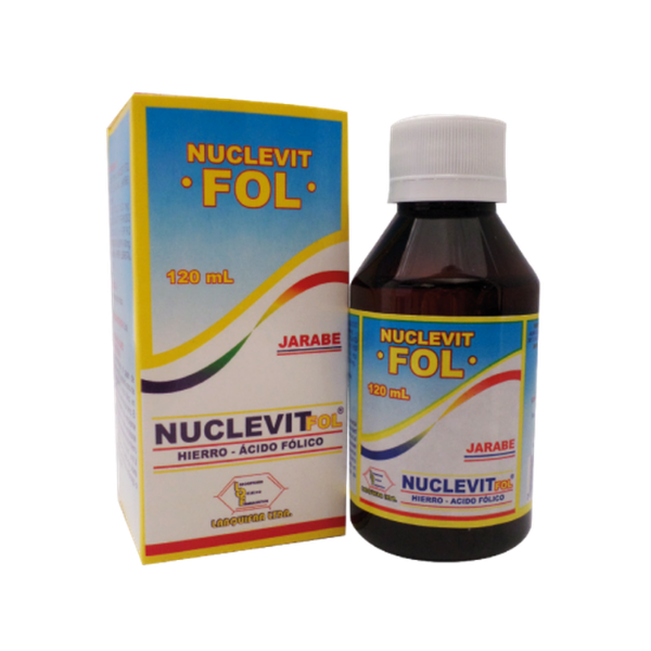 Imagen de NUCLEVIT FOL JARABE (Hierro+Ácido folico)*120ML