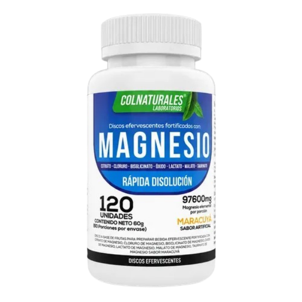 Imagen de SUPERMAGNESIO TARRO *120 DISCOS EFERVECENTES