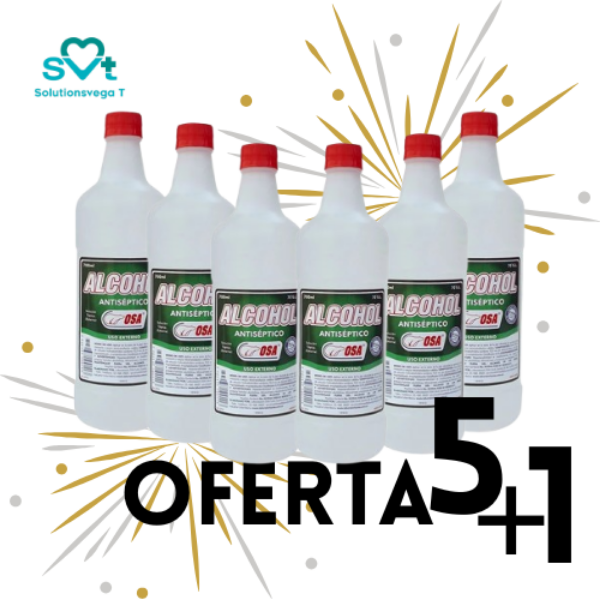 Imagen de OFERTA ALCOHOL 5+1 *700 ML