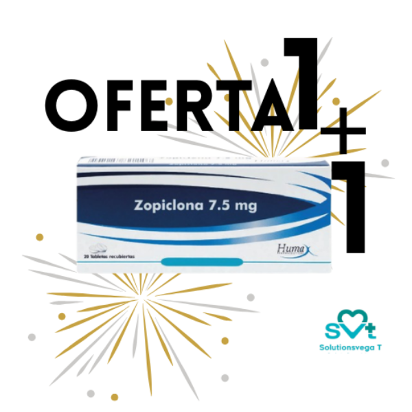 Imagen de OFERTA ZOPICLONA  7,5MG*30CAP 1+1