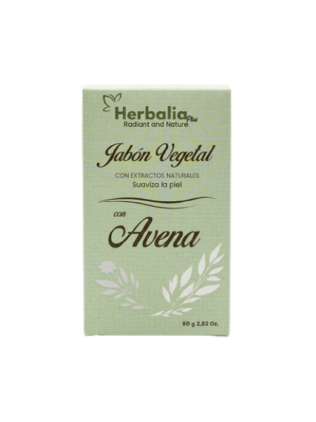 Imagen de JABON VEGETAL HERBALIA DE AVENA*80GR