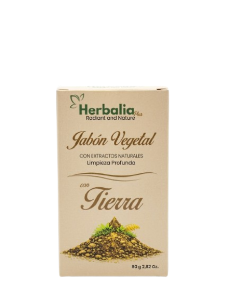 Imagen de JABON VEGETAL HERBALIA DE TIERRA*80GR