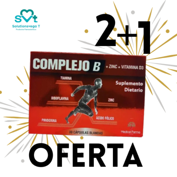 Imagen de OFERTA COMPLEJO B *30CAPS 2+1